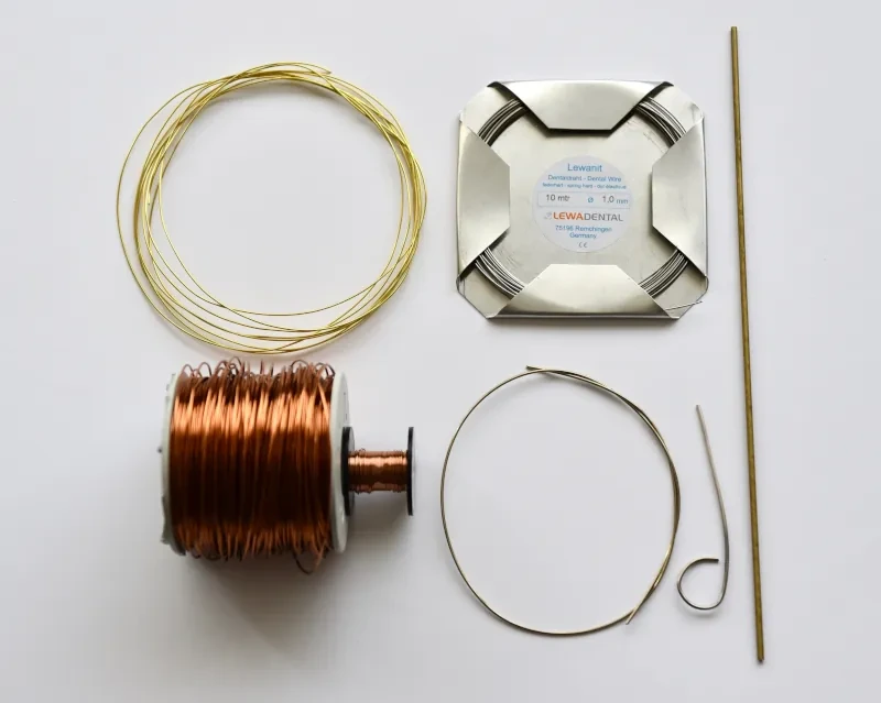 Matériel d'artisanat de bijoux en fil de métal